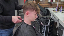 Load image into Gallery viewer, 2024 young boy permed Max Feb. 2322 buzzcut