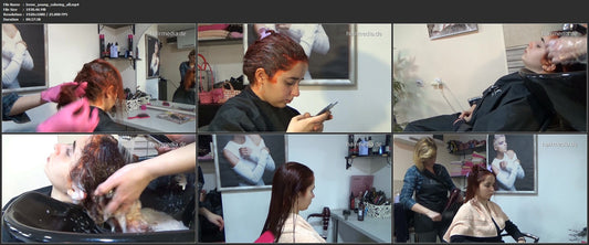 4114 Irene young girl going red 37 min HD video for download