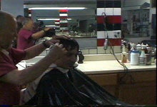 Charger l&#39;image dans la galerie, 204 JW1 US barbershop shampoo and haircut by barber MTM