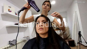 1155 Neda Salon 20210819 2 haircut and blow style of JelenaM