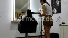 Laden Sie das Bild in den Galerie-Viewer, 1155 Neda Salon 20210819 2 haircut and blow style of JelenaM