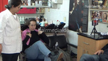 Carica l&#39;immagine nel visualizzatore di Gallery, 2023 Sister JelenaZ in braces shampoo by barber and blow