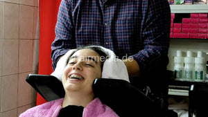 2023 Sister JelenaZ in braces shampoo by barber   cam 2  facecam