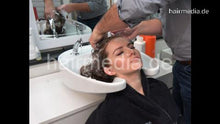 Cargar imagen en el visor de la galería, 368 JuliaR by barber salon backward shampooing redhead