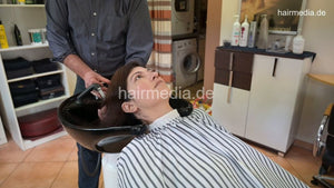 1193 KamilaS by barber casting 1 backward shampoo