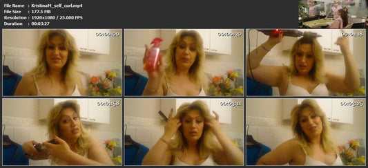 1090 KristinaM styling tutorial 4 min HD video for download