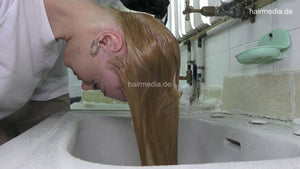 359 KseniaI 2nd session 2x backward 1x forward shampoo at barber Hong Kong