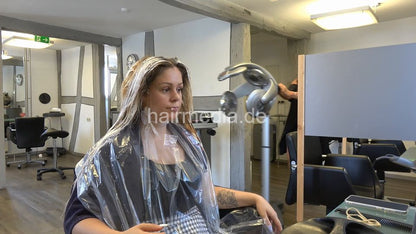 4060 Kyra long hair teen bleaching XXL hair 2 under the heat