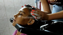 Carica l&#39;immagine nel visualizzatore di Gallery, 1170 LLuca 11 years old boy 3 shampoo by NevenaI tall young topless barberette facecam