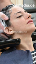 将图片加载到图库查看器，6216 Leyla 1 by barber backward shampoo ASMR hairwash vertical video