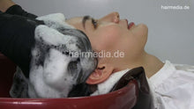 Carica l&#39;immagine nel visualizzatore di Gallery, 359 Lin second backward shampoo and blow dry, old barber large black gloves