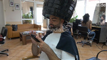 Charger l&#39;image dans la galerie, 1207 Maicol 3 under the dryer and finish perm small rod set by Leyla