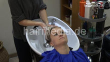 Load image into Gallery viewer, 370 ManuelaD barerette by student LaraE backward salon shampooing