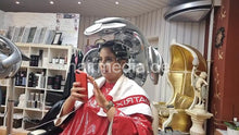 Load image into Gallery viewer, 1050 211104 Livestream 6 hours Meriem perm in red pvc cape