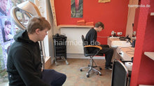 Carica l&#39;immagine nel visualizzatore di Gallery, 2025 Max young boy by barber Nico 1 pampering forward wash