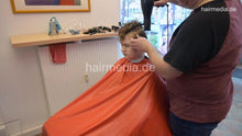 Laden Sie das Bild in den Galerie-Viewer, 2025 Max young boy by barber Nico 3 perm fixation and buzzcut