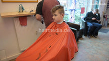 Cargar imagen en el visor de la galería, 2025 Max young boy by barber Nico 3 perm fixation and buzzcut