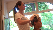 将图片加载到图库查看器，371 MelanieGe 2 by Caroline upright salon shampooing by braid shampoogirl