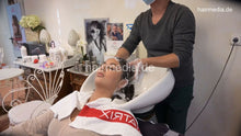 Charger l&#39;image dans la galerie, 8158 Meriem 2 capeless relaxing backward shampoo by barber