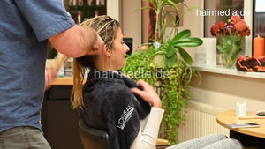 1210 MichelleH forward over backward station shampoo by barber