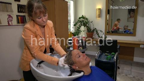 370 NadineM by ManuelaD in blazer 1 bleached hair salon shampooing backward