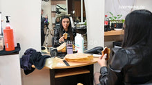 Carica l&#39;immagine nel visualizzatore di Gallery, 540 11 NatashaA barberette style and lunch in leatherdress