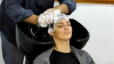1155 Neda Salon 20210921 Neda by barber backward salon shampoo hair and ear