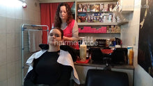 将图片加载到图库查看器，6207 Tall barberette NevenaI 3 backward salon shampooing hair by curly   facecam