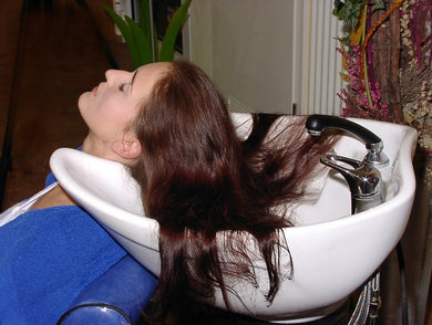 h068 Nanna space salon backward hairwash shampoo hair