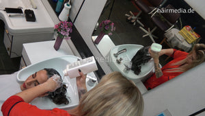 8150 Parastu by MariaK 3 backward salon hair wash shampooing