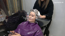 Charger l&#39;image dans la galerie, 1168 Patrycja pregnant 1 dry cut and backward salon shampooing by barberette Justyna