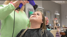 Carica l&#39;immagine nel visualizzatore di Gallery, 4118 Paulina 06 highlighting torture by Justyna Part 2 shampoo and blow