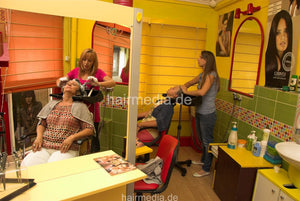 1105 Saska teen 1 shampooing serbian salon backward manner