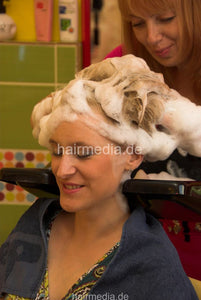 1108 Ivana 1 serbian wash by mature barberette Serbian salon