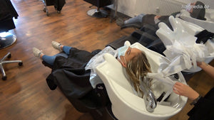 4115 TabeaH  Balayage torture Part 2, shampooing parts 67 min HD video for download