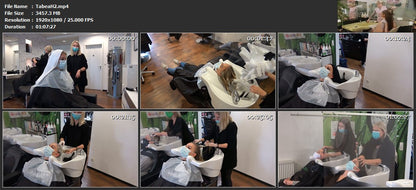 4115 TabeaH  Balayage torture Part 2, shampooing parts 67 min HD video for download