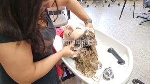 1158 3 Antonija XXL hair extra long smoking ASMR shampoo backward by Vanessa DG