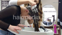 Load image into Gallery viewer, 539 08 Marija by Dragica and Antonija 3x lathering forward over backward bowl shampoo