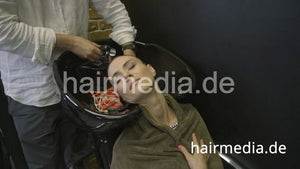 7200 Maria Kucher short hair perm Part 1 by Ukrainian barber