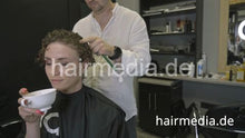 Laden Sie das Bild in den Galerie-Viewer, 7200 Maria Kucher short hair perm Part 1 by Ukrainian barber