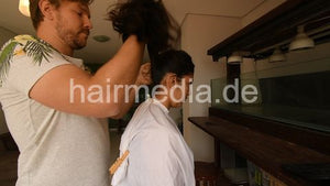8166 cabelocut Luanda in brazil undercut shave neck brush by hobbybarber