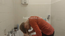 Load image into Gallery viewer, 1178 HelenaE introduction, long hair self shampooing forward