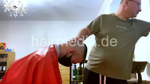 2012 20210526 lockdown black slave facemask buzzcut by hobbybarber in home office