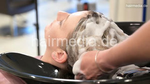 397 MajaS does ASMR extrem long backward salon shampooing Monika