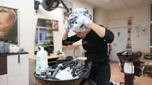 将图片加载到图库查看器，1171 Amal barberette self forward over backward salon sink shampooing