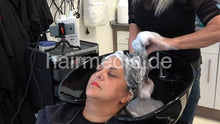 Load image into Gallery viewer, 398 Silvana thickhair ASMR backward salon shampooing by Dzaklina