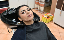 Cargar imagen en el visor de la galería, 1225 NatashaA backward bowl shampoo by barber ASMR