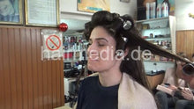 Load image into Gallery viewer, 6207 06 NinaK haircut, wet set old fashion salon, earprotectors, faceshield