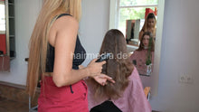 Load image into Gallery viewer, 8200 Polina daughter 1 cut hair dry haircut clippercut by lazy Zoya