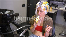 Load image into Gallery viewer, 7200 Arnika hot Ukrainian singer perm by Ukrainian barber 2 perm procedure